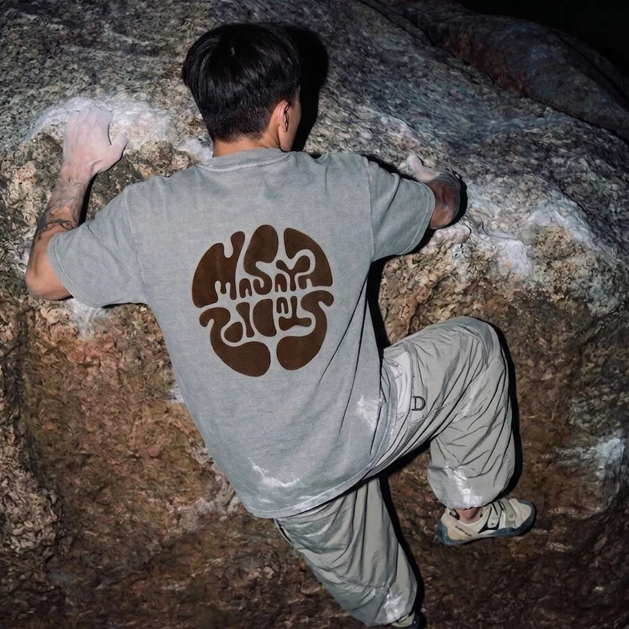 Core Flocking Tee — Grey — bild 5